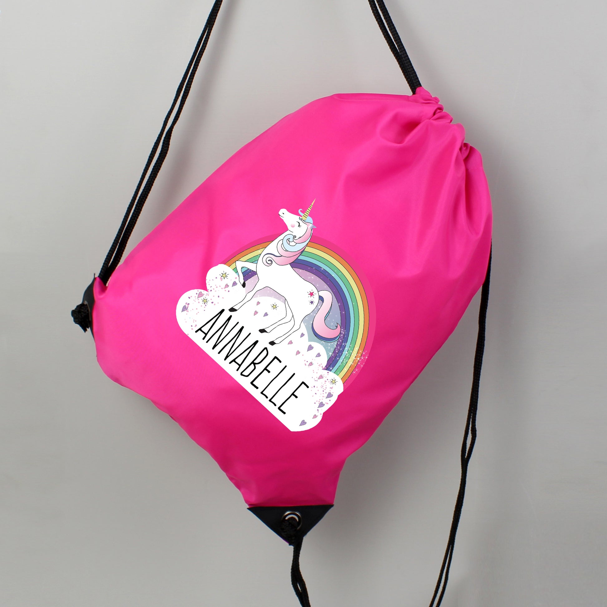 Personalised Unicorn Pink Kit Bag - image 4