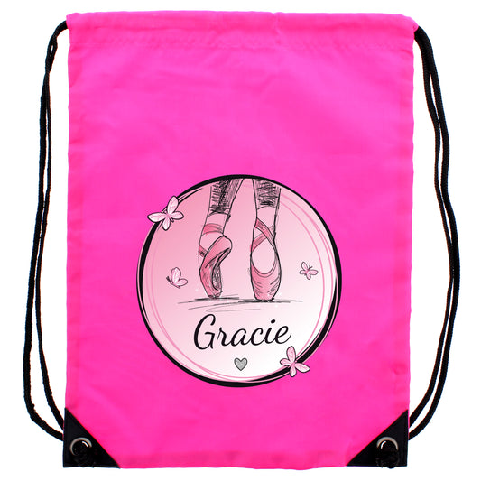 Personalised Ballet Pink Kit Bag - image 2