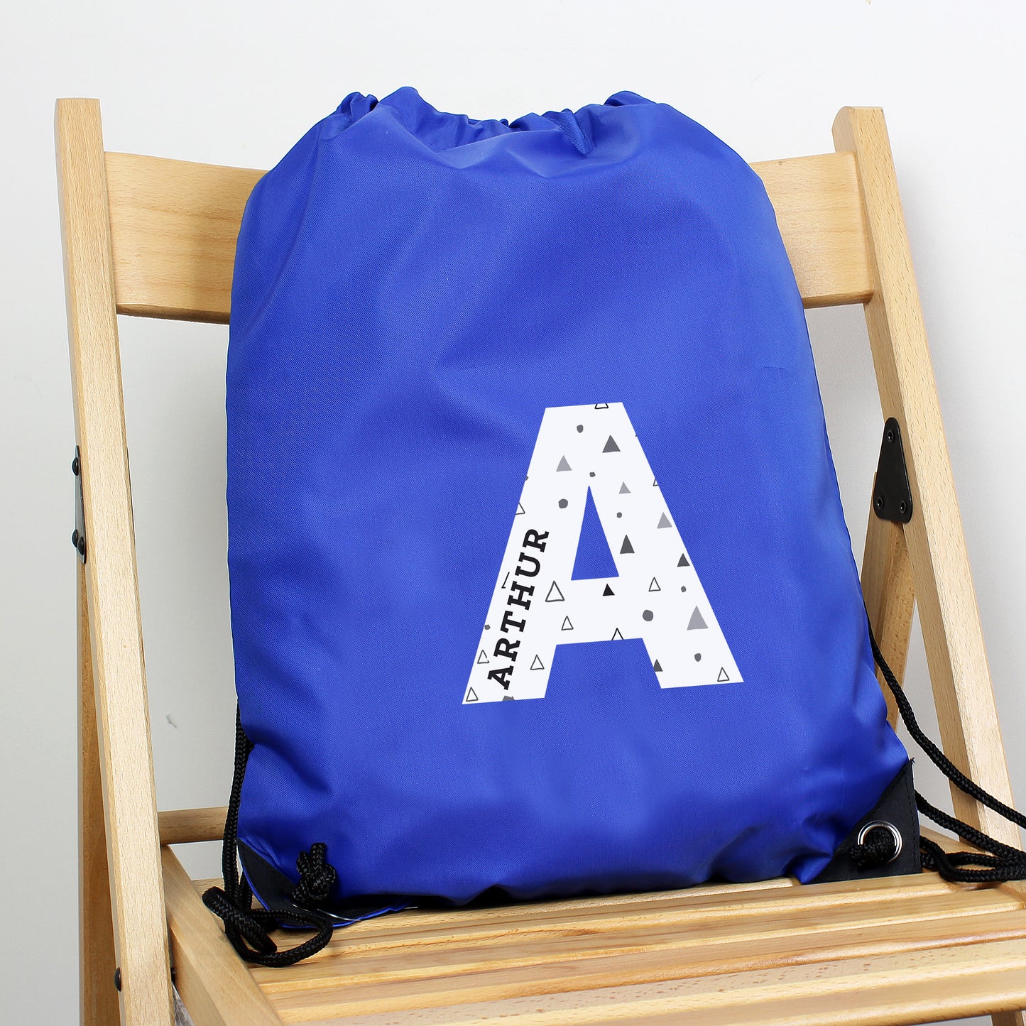 Personalised Initial Blue Kit Bag - image 3