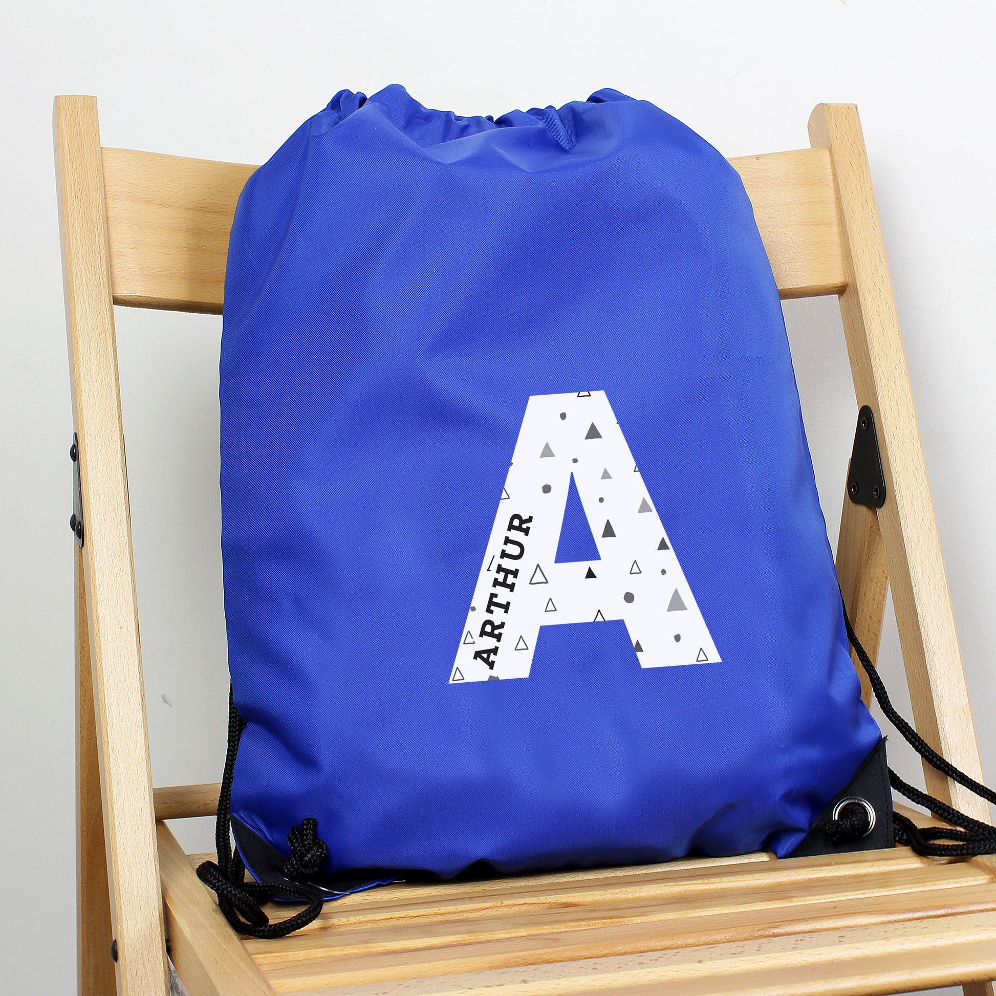 Personalised Initial Blue Kit Bag - image 3