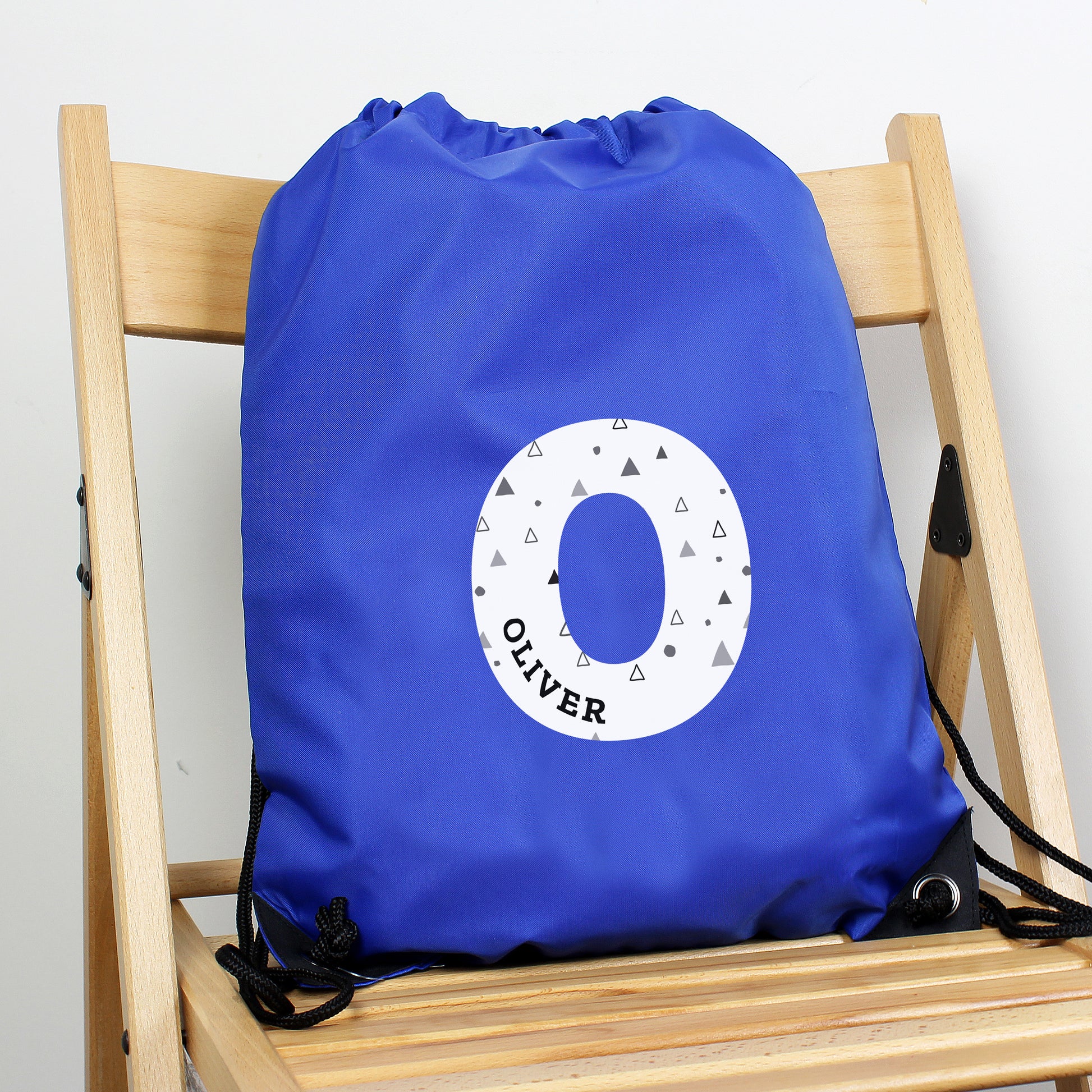 Personalised Initial Blue Kit Bag - image 4