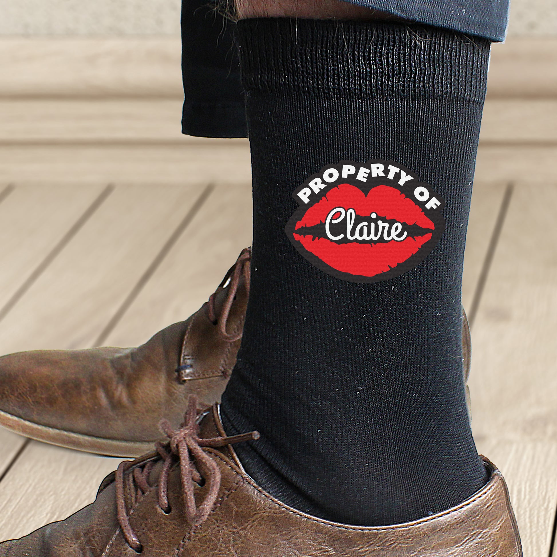 Personalised Property Of Mens Socks from Heartfelt Gifts
