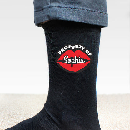 Personalised Property Of Mens Socks - image 3