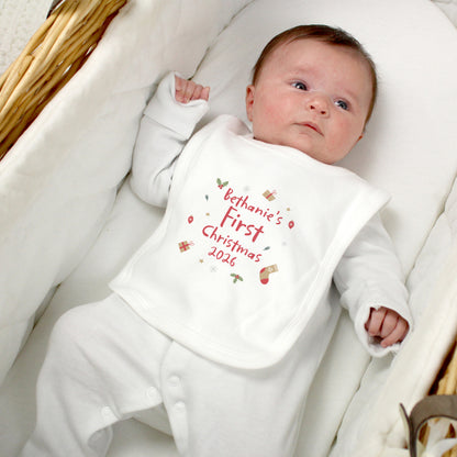 Personalised First Christmas Bib - image 2