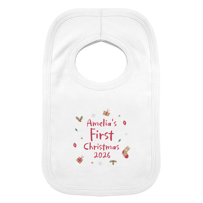 Personalised First Christmas Bib - image 5