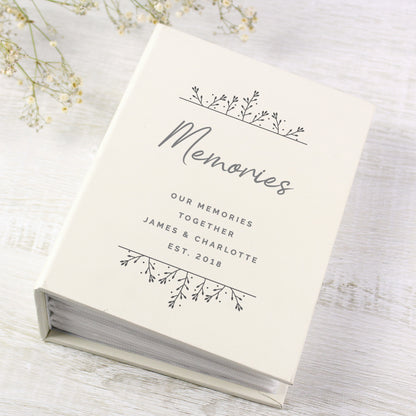 Personalised Floral 6x4 Photo Album with Sleeves - image 2