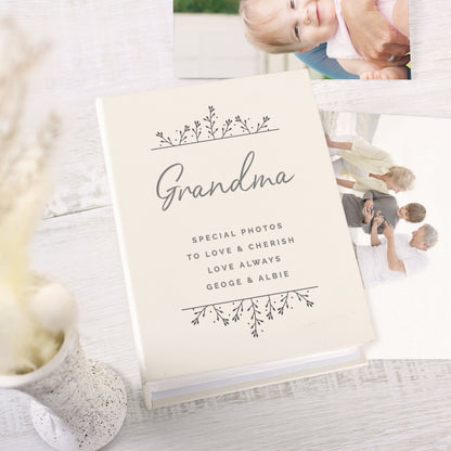 Personalised Floral 6x4 Photo Album with Sleeves - image 3