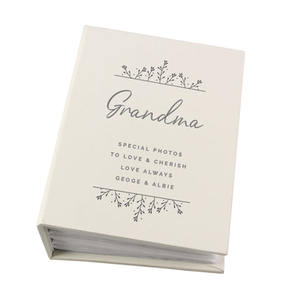 Personalised Floral 6x4 Photo Album with Sleeves - image 5
