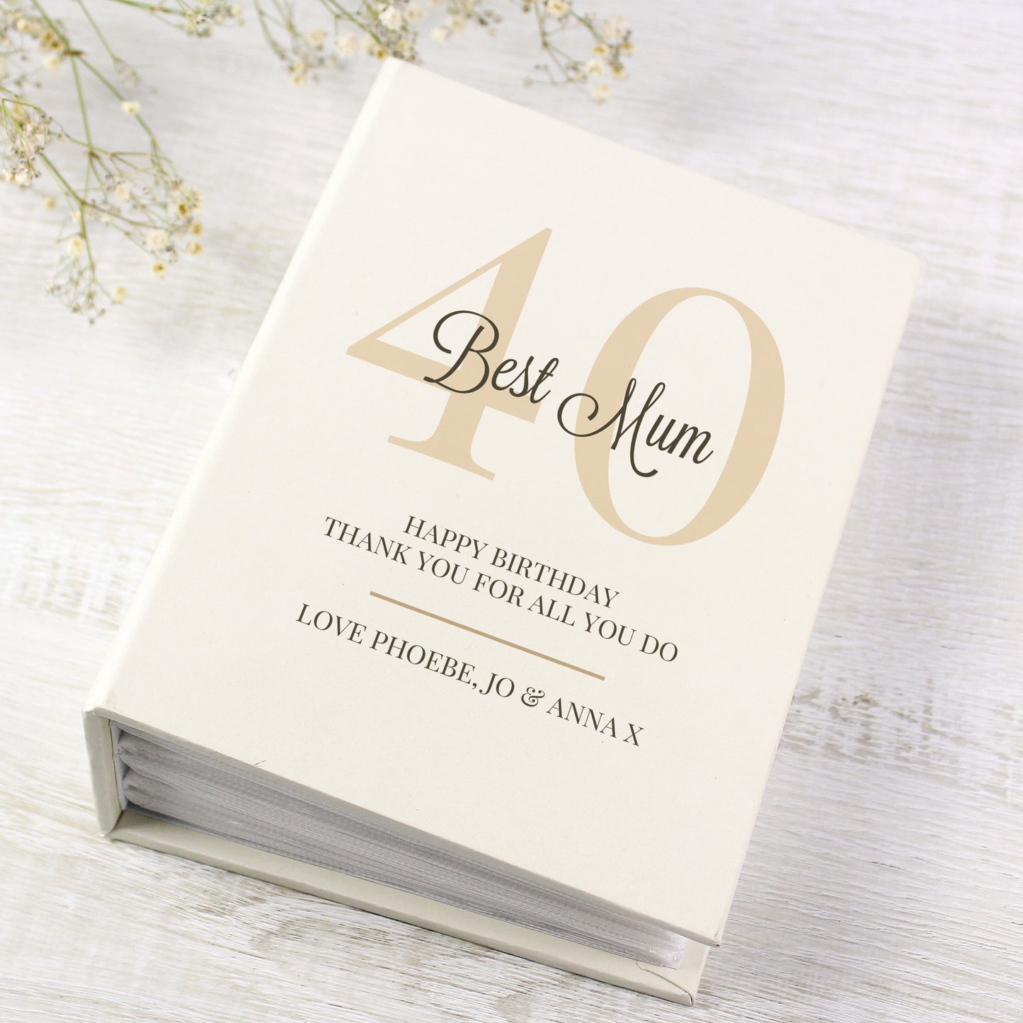 Personalised Big Birthday 6x4 Photo Album with Sleeves - image 12