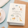 Personalised Safari Animals 6x4 Photo Album with Sleeves from Heartfelt Gifts