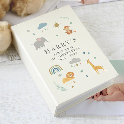 Personalised Safari Animals 6x4 Photo Album with Sleeves - image 3