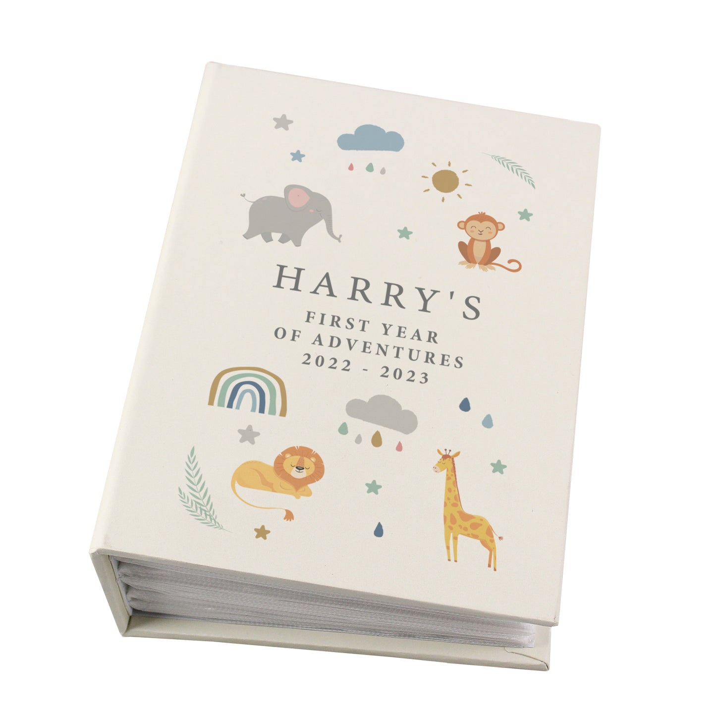 Personalised Safari Animals 6x4 Photo Album with Sleeves - image 5