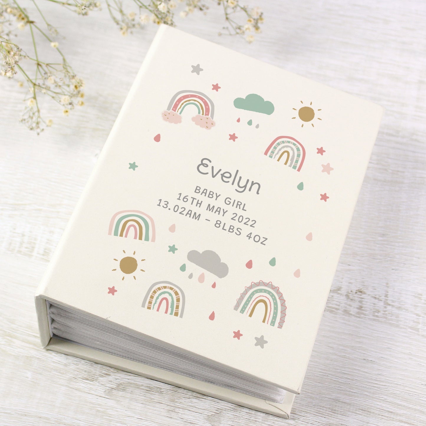Personalised Rainbow 6x4 Photo Album with Sleeves - image 4