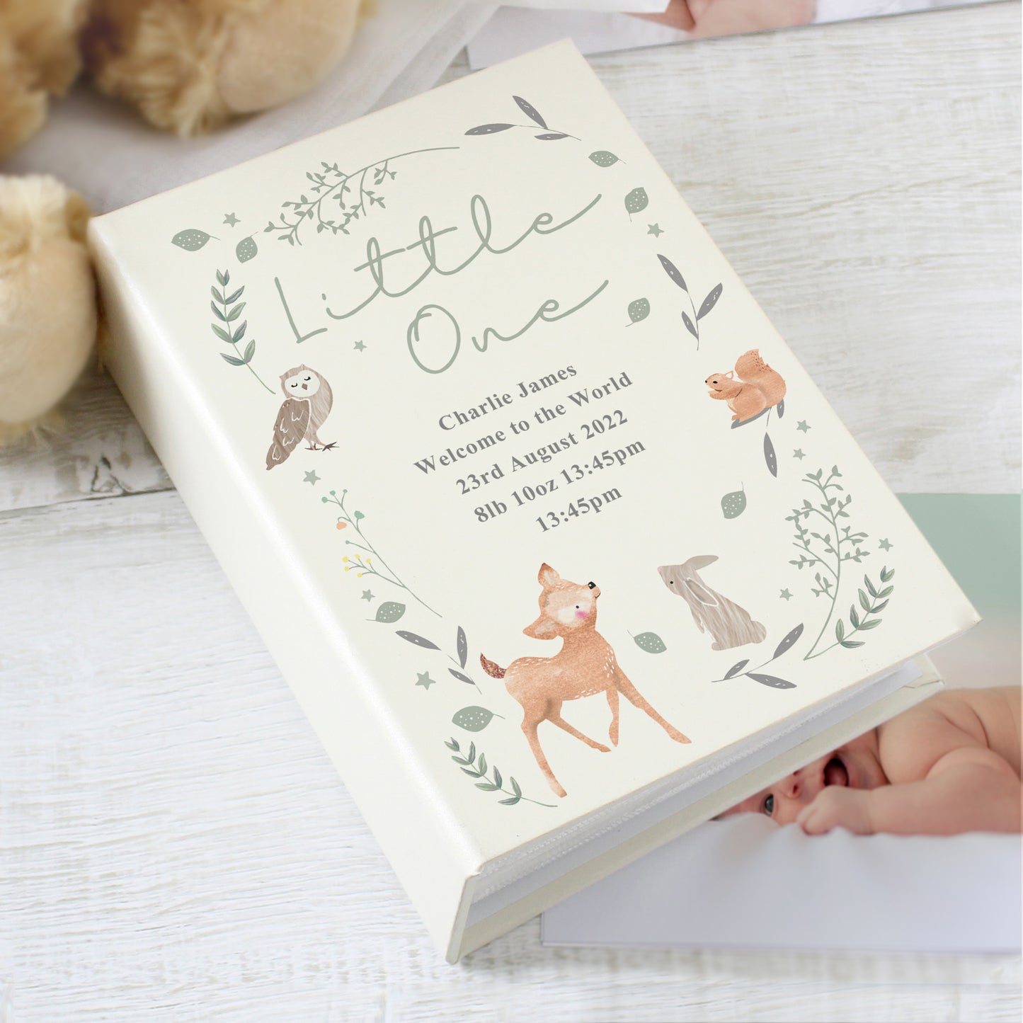 Personalised Woodland Animals 6x4 Photo Album with Sleeves - image 2