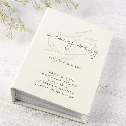 Personalised In Loving Memory 6x4 Photo Album with Sleeves - image 3
