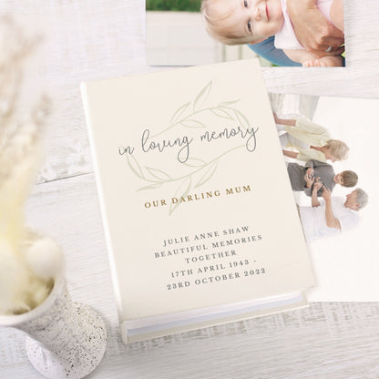 Personalised In Loving Memory 6x4 Photo Album with Sleeves - image 4