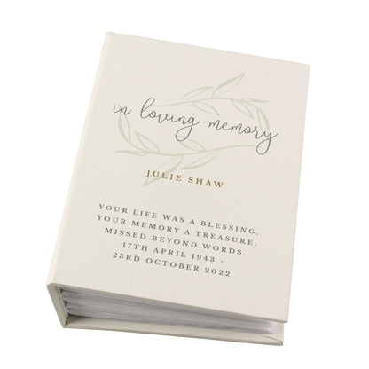 Personalised In Loving Memory 6x4 Photo Album with Sleeves - image 5