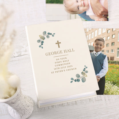 Personalised Botanical Cross 6x4 Photo Album with Sleeves - image 3