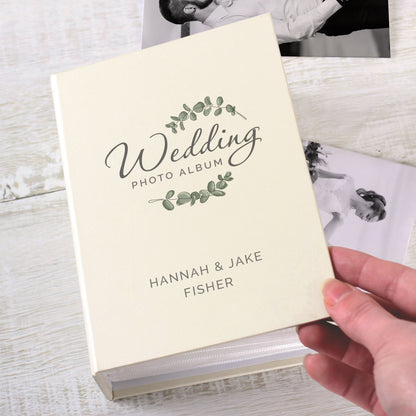 Personalised Botanical Wedding 6x4 Photo Album with Sleeves - image 3