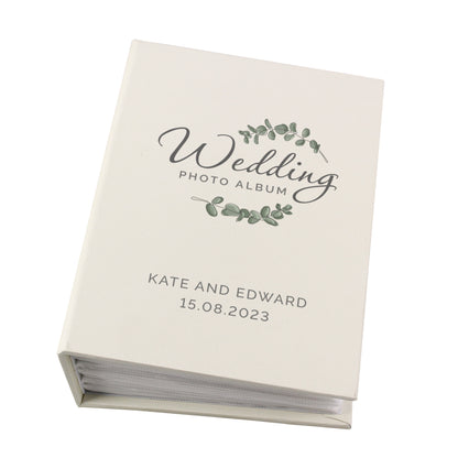Personalised Botanical Wedding 6x4 Photo Album with Sleeves - image 4