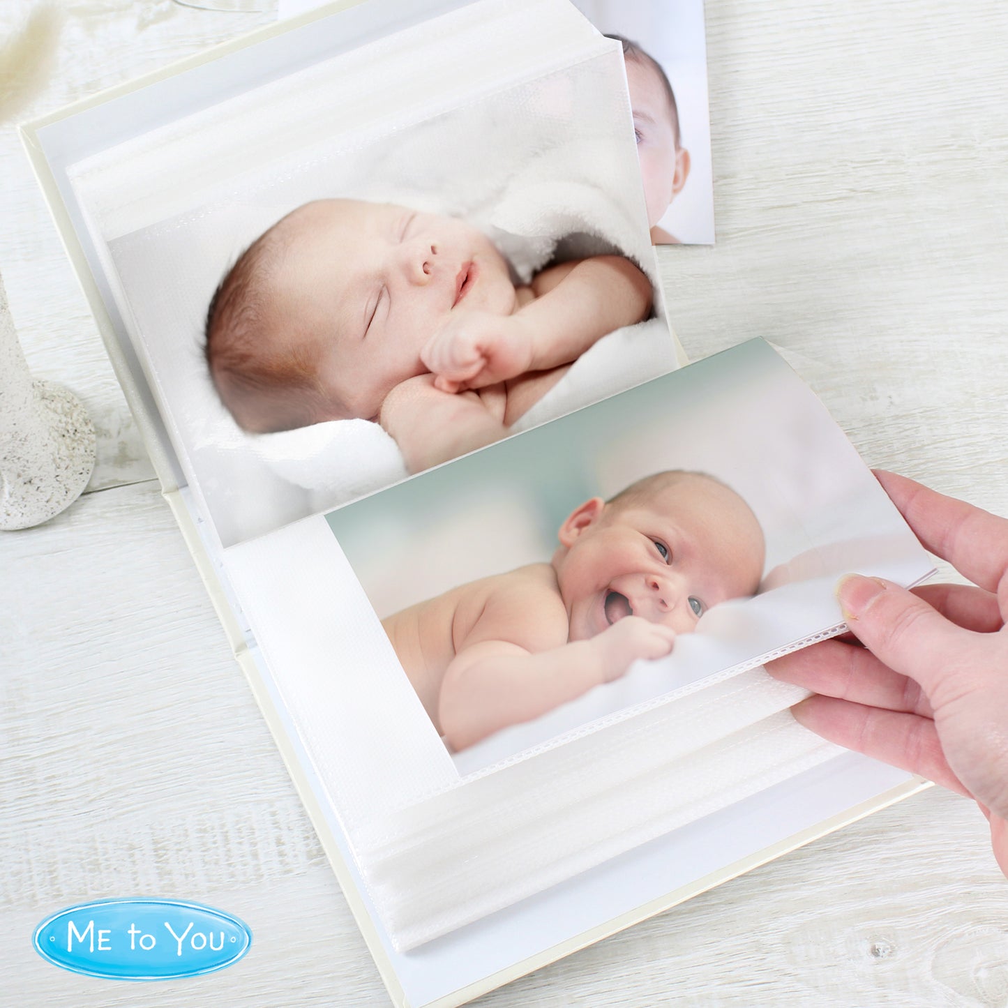 Personalised Tiny Tatty Teddy Blue 6x4 Photo Album with Sleeves - image 4