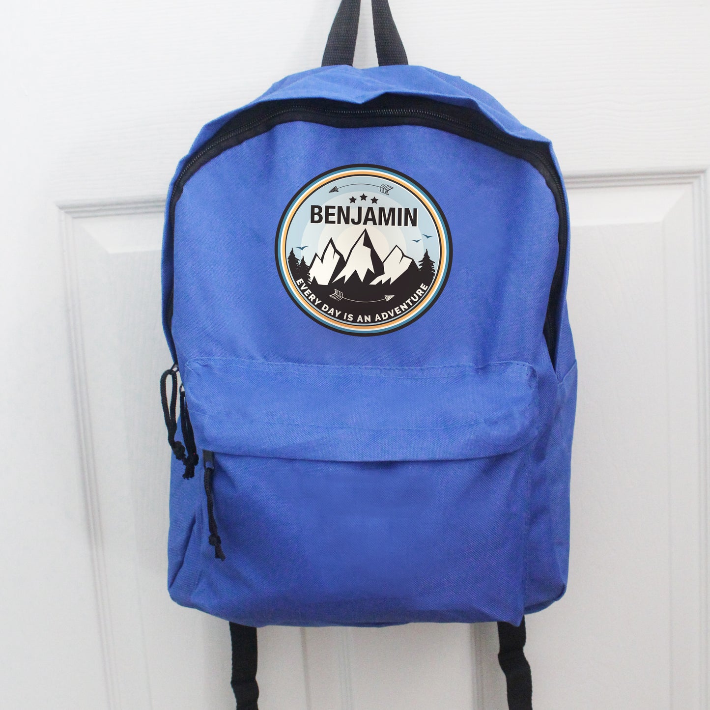 Personalised Adventure Blue Backpack - image 4