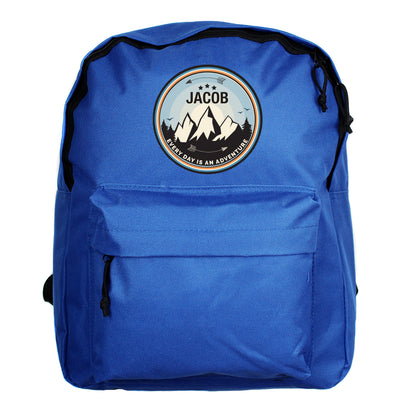 Personalised Adventure Blue Backpack - image 5