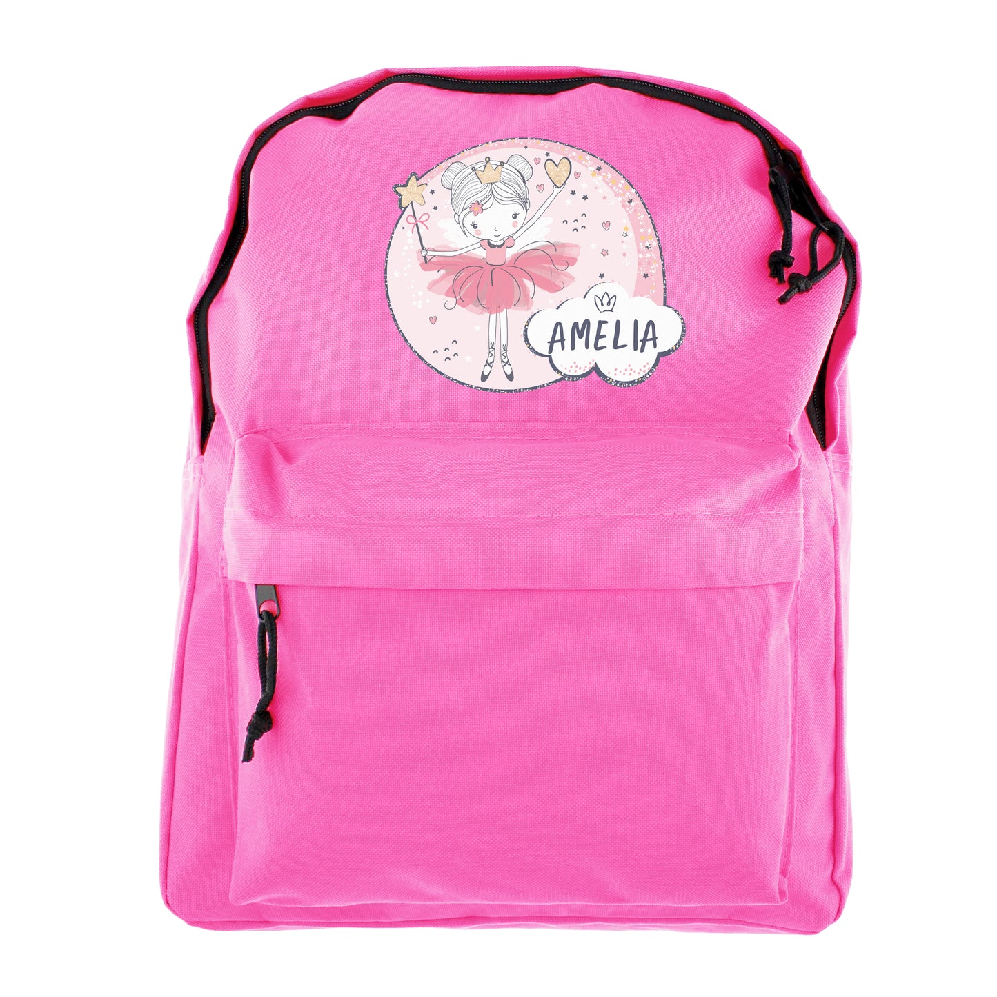 Personalised Princess Ballerina Pink Backpack - image 5