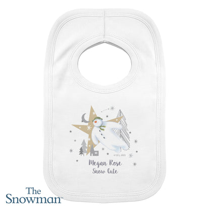 Personalised The Snowman Magical Adventure Bib - image 4