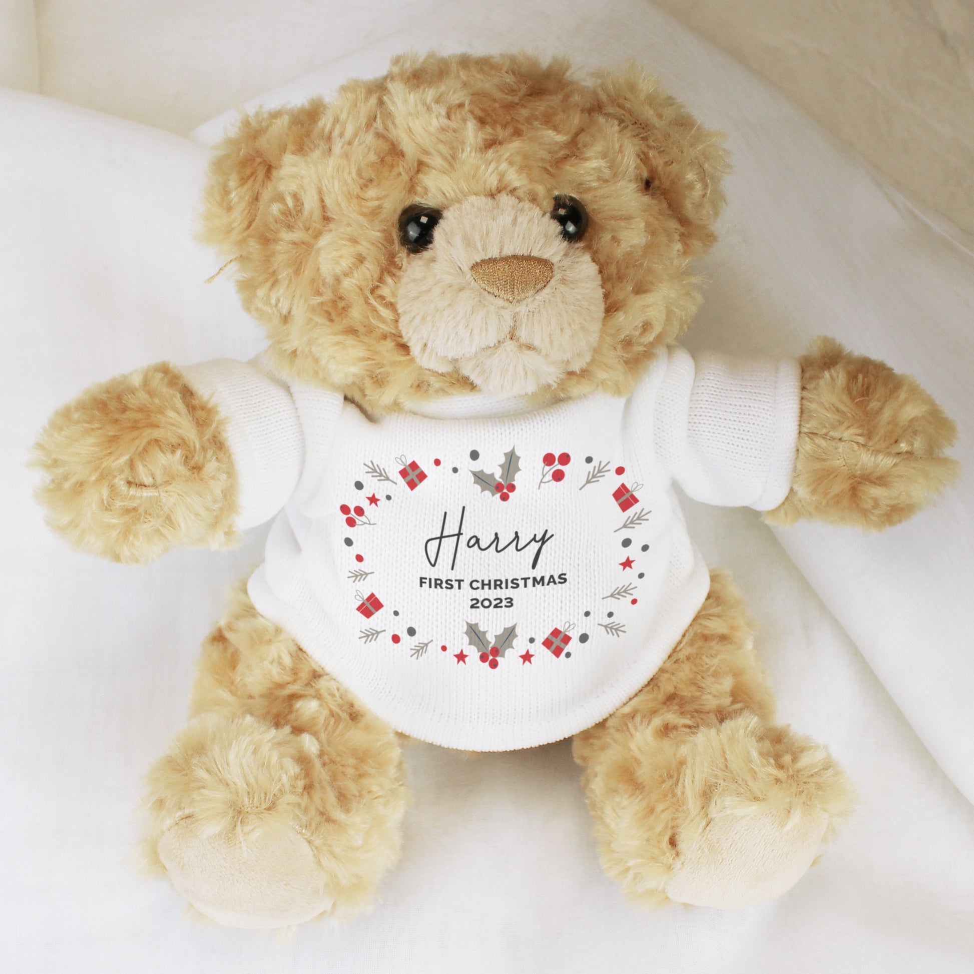 Personalised Christmas Teddy Bear - image 2