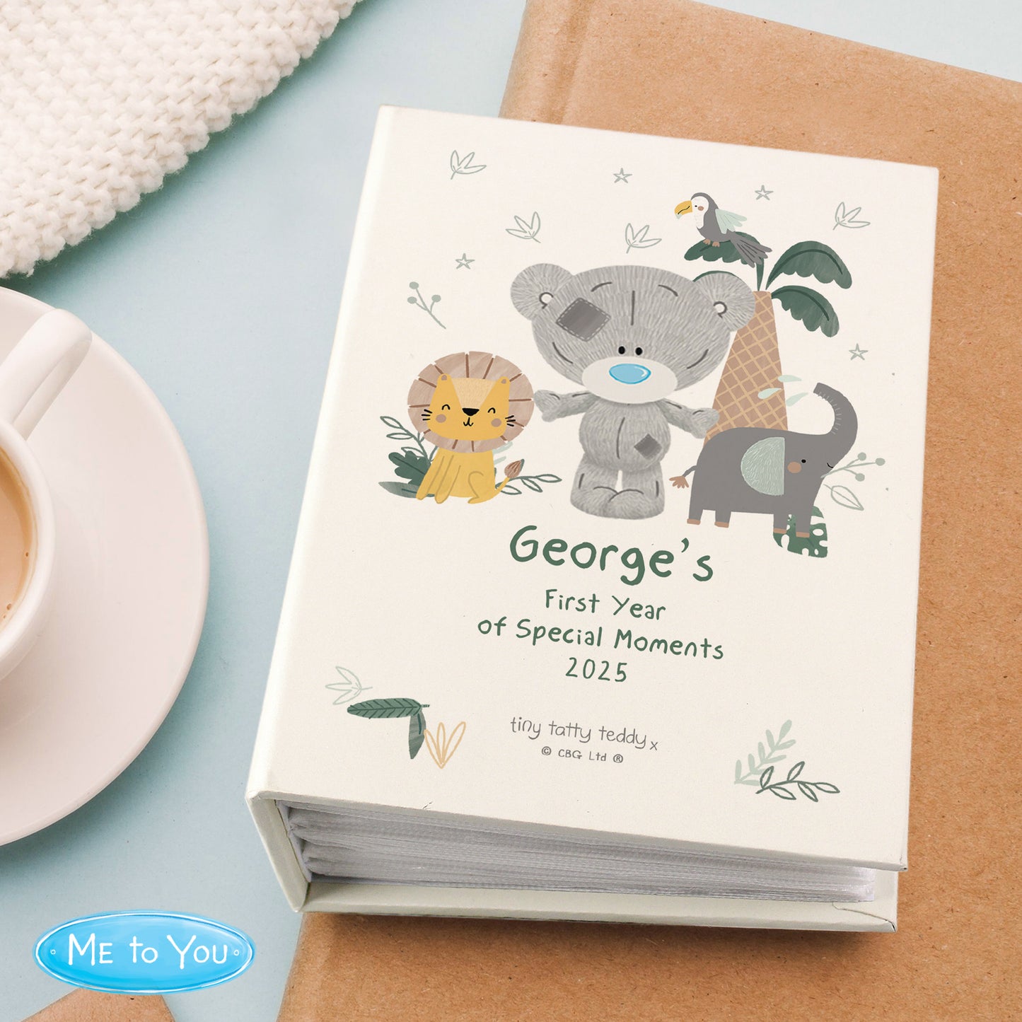 Personalised Tiny Tatty Teddy Jungle Animals 6x4 Photo Album - image 2
