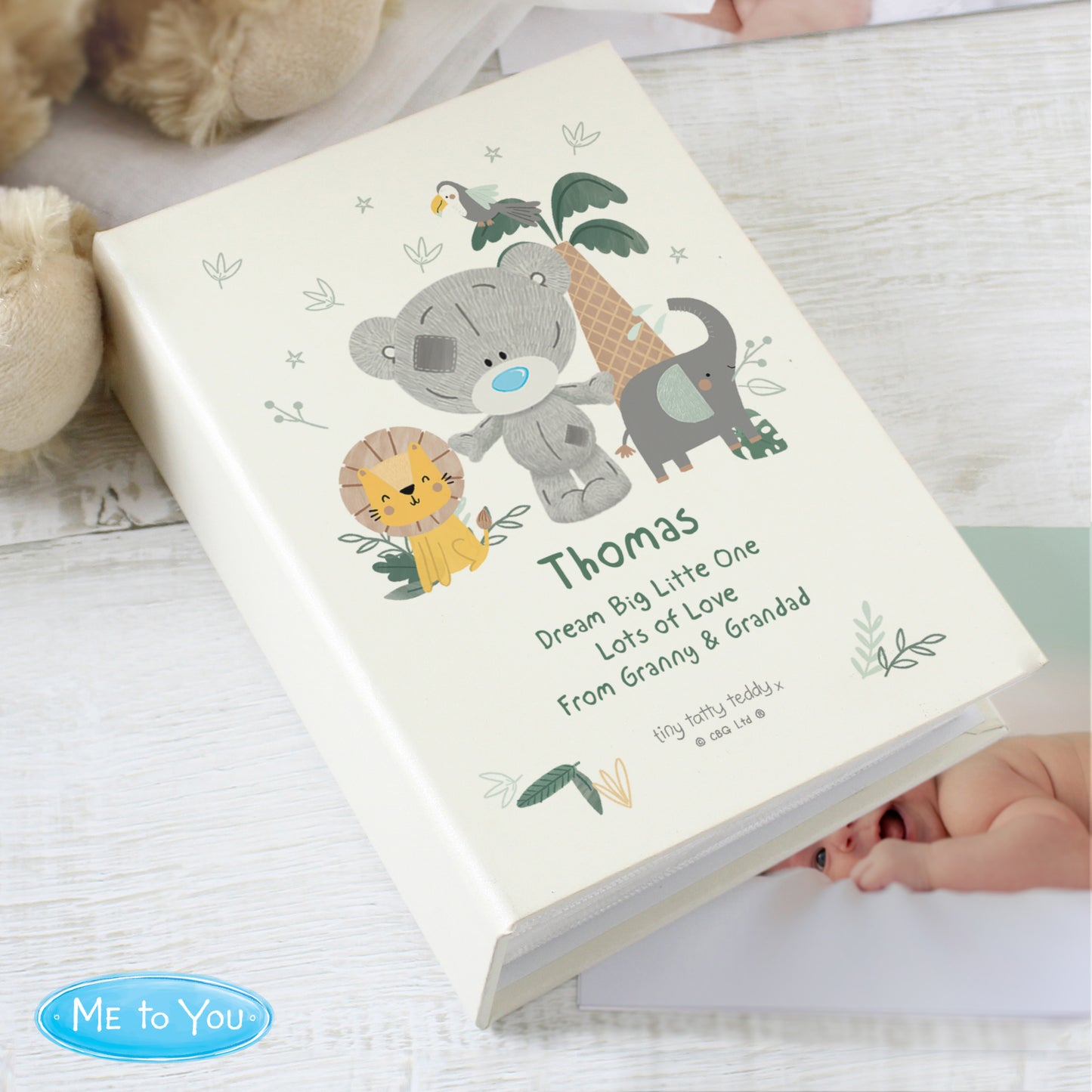 Personalised Tiny Tatty Teddy Jungle Animals 6x4 Photo Album - image 4