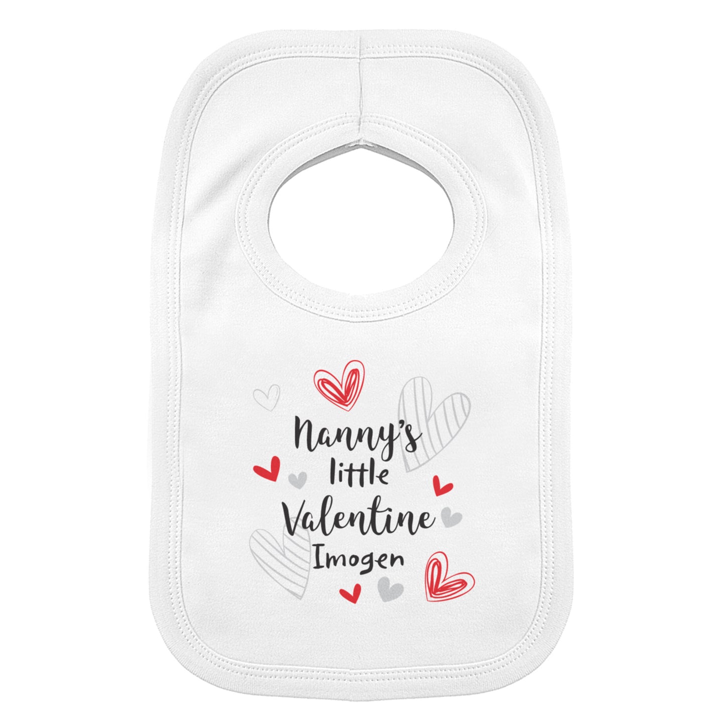 Personalised Little Valentine Baby Bib - image 5