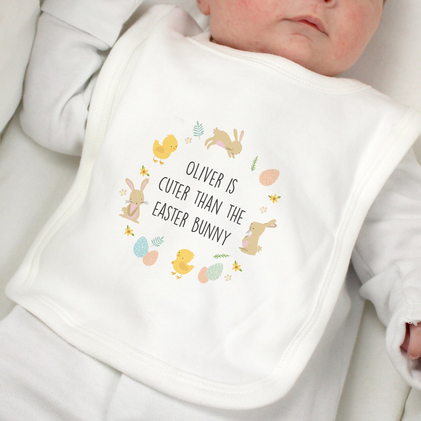 Personalised Easter Babys Bib from Heartfelt Gifts