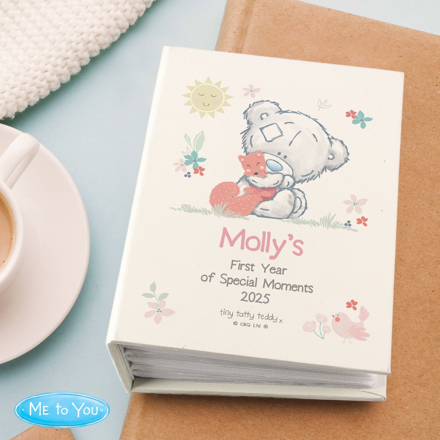 Personalised Tiny Tatty Teddy Woodland Animal 6x4 Photo Album - image 2