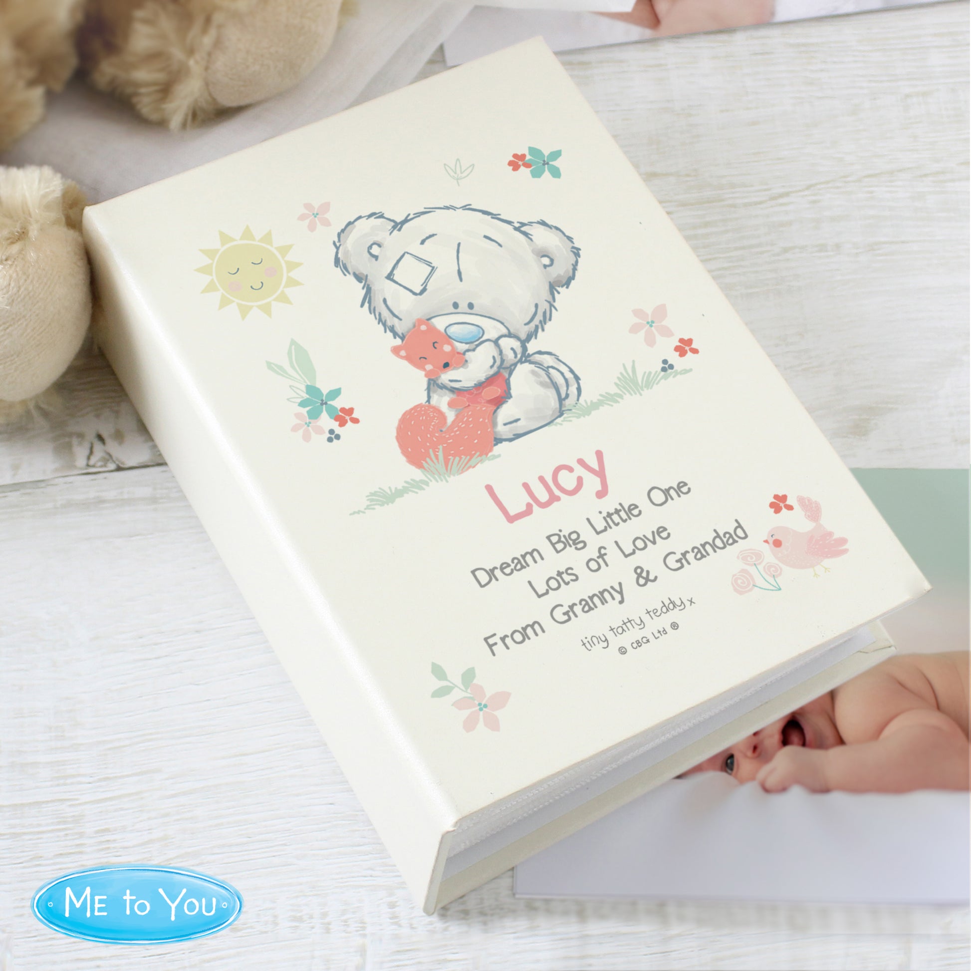 Personalised Tiny Tatty Teddy Woodland Animal 6x4 Photo Album - image 4
