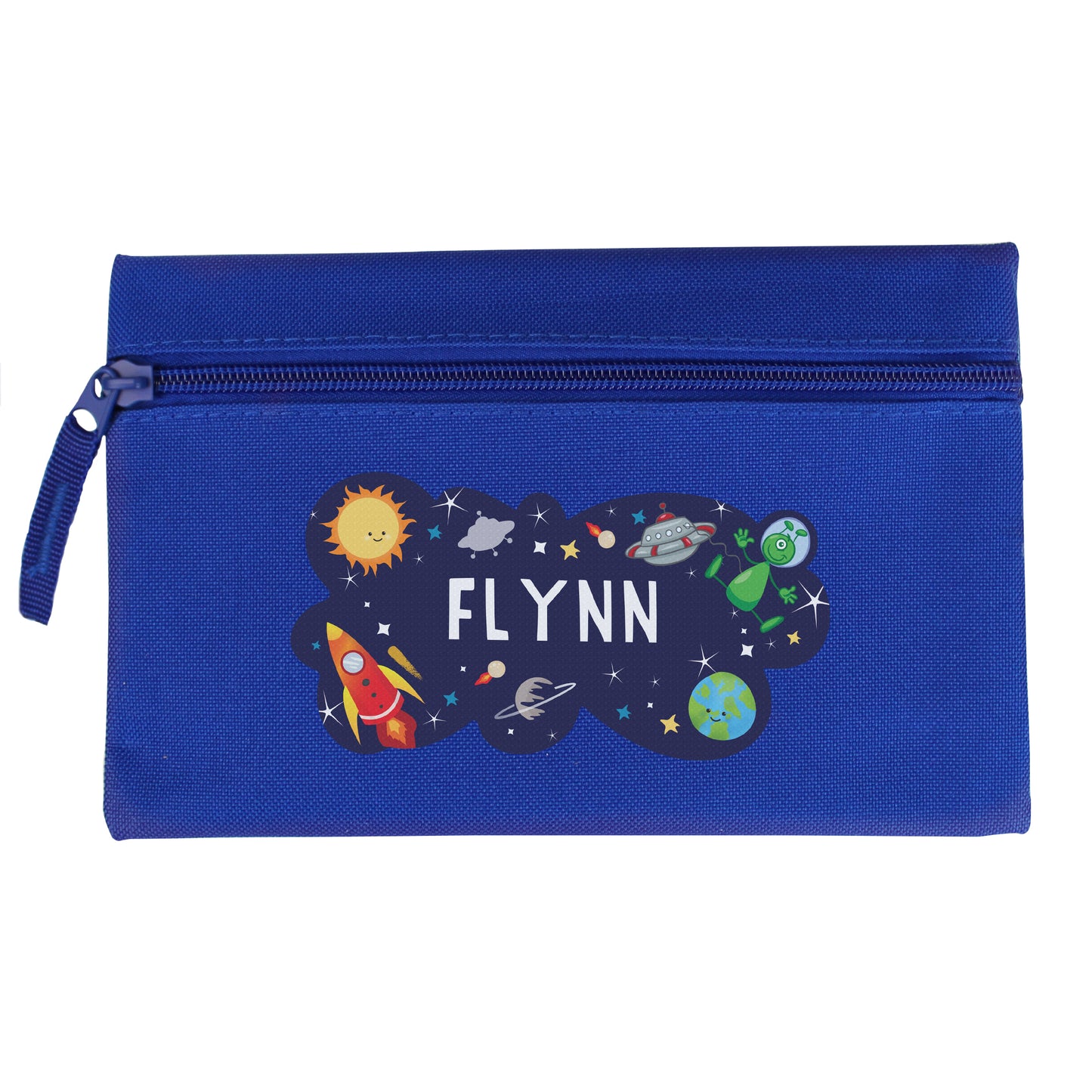 Personalised Space Blue Pencil Case - image 5