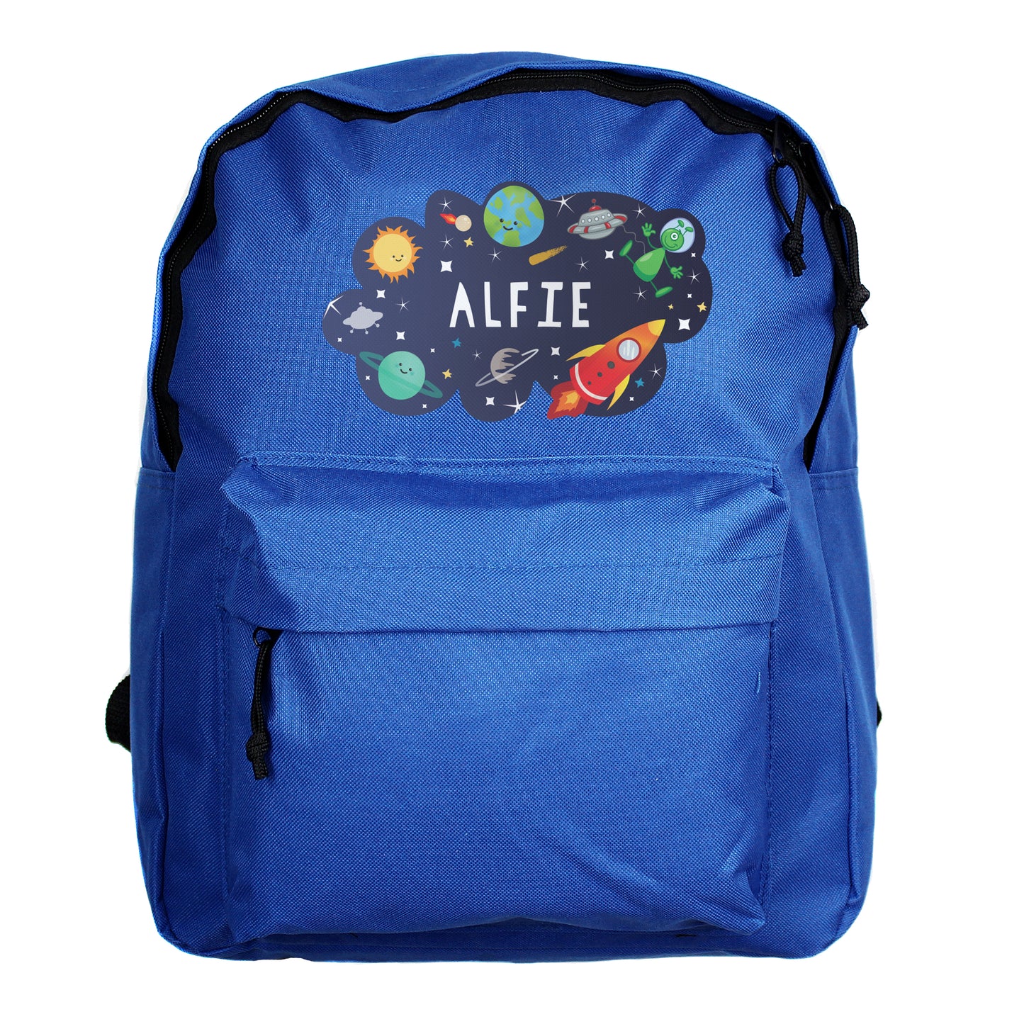 Personalised Space Blue Backpack - image 5