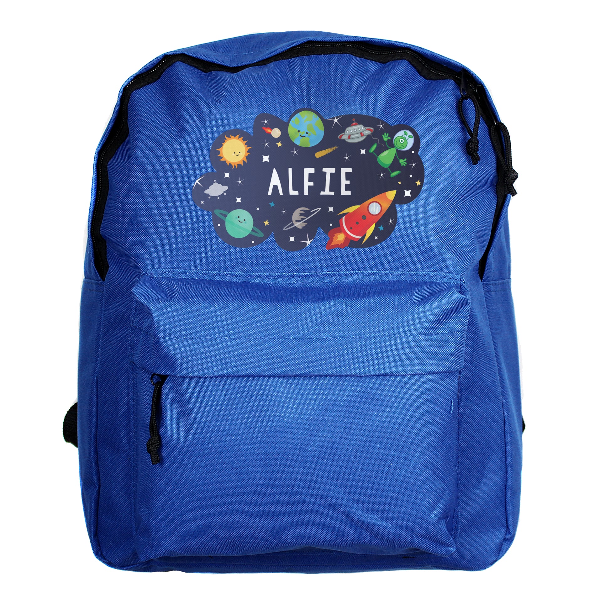 Personalised Space Blue Backpack - image 5