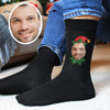 Personalised Photo Upload Elf Christmas Socks – Fun Christmas Stocking Filler