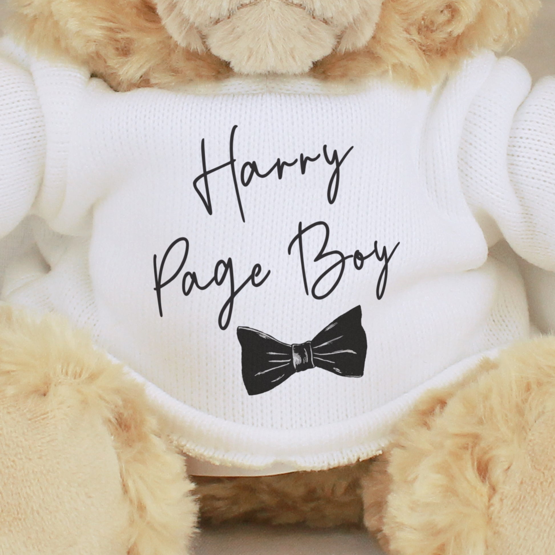 Personalised Bow Tie Page Boy Bear - image 2