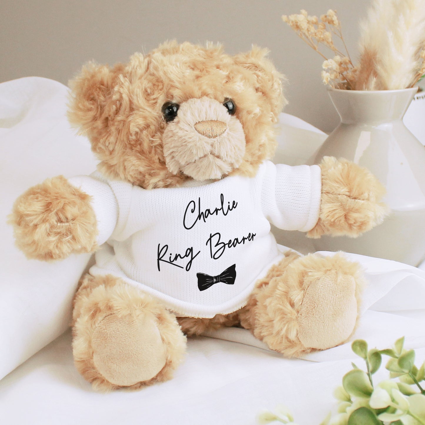 Personalised Bow Tie Page Boy Bear - image 3
