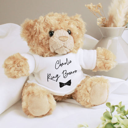 Personalised Bow Tie Page Boy Bear - image 3
