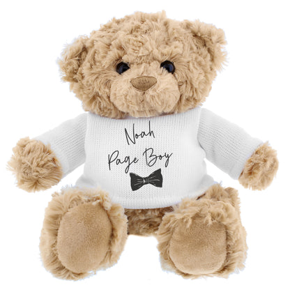 Personalised Bow Tie Page Boy Bear - image 4