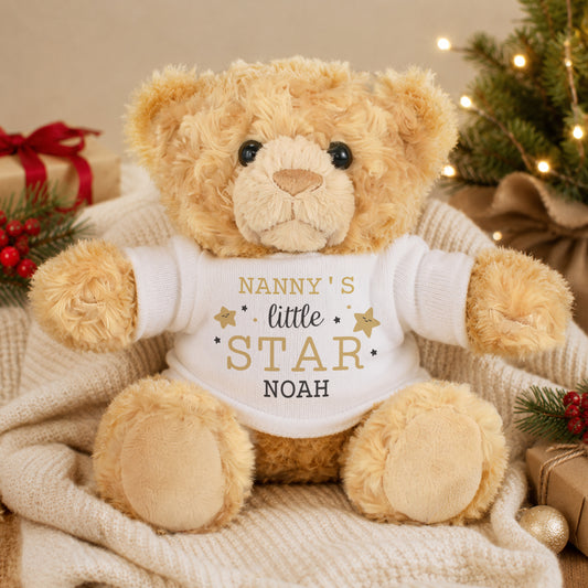Personalised Little Star Teddy Bear from Heartfelt Gifts