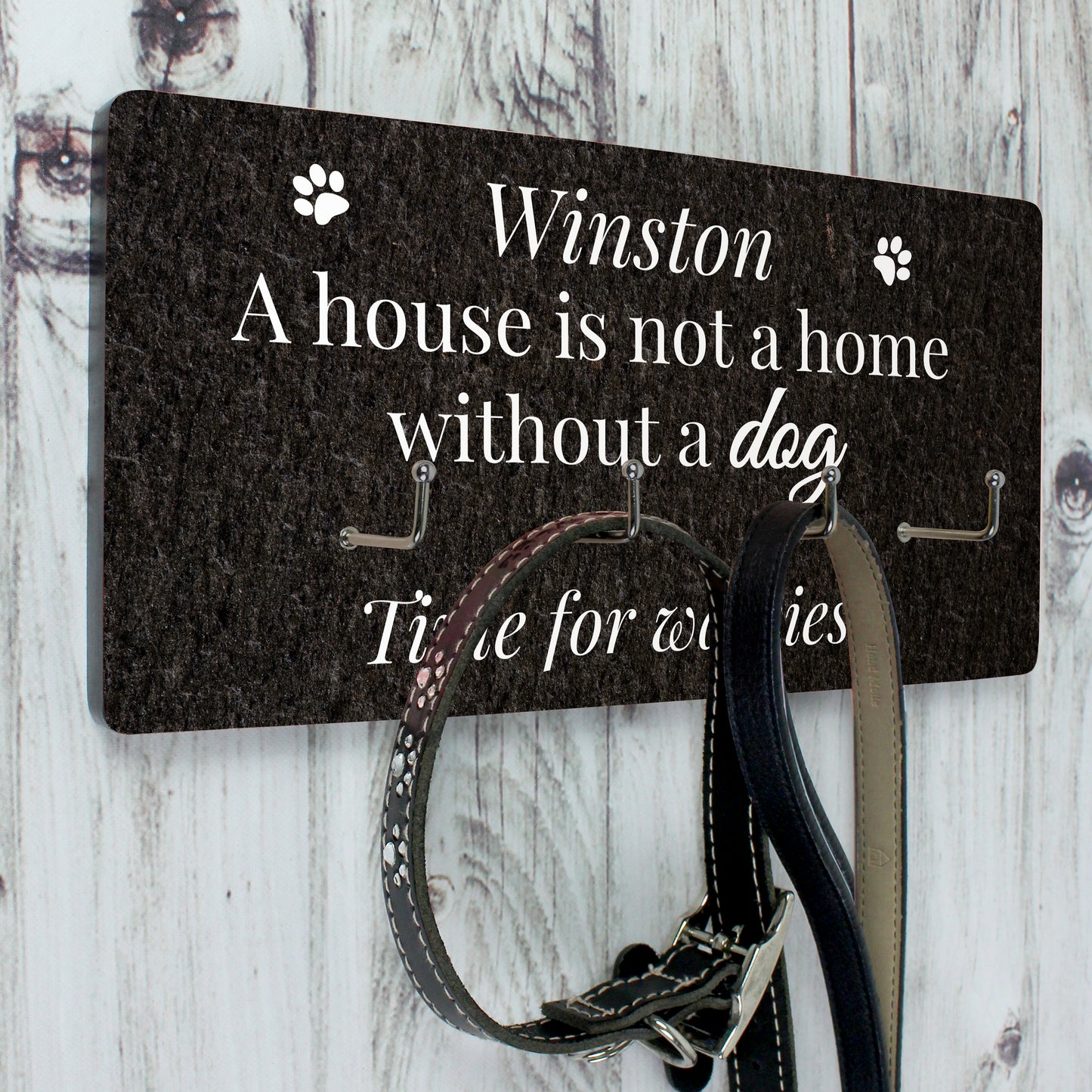 Personalised Dog Lead Hooks from Heartfelt Gifts