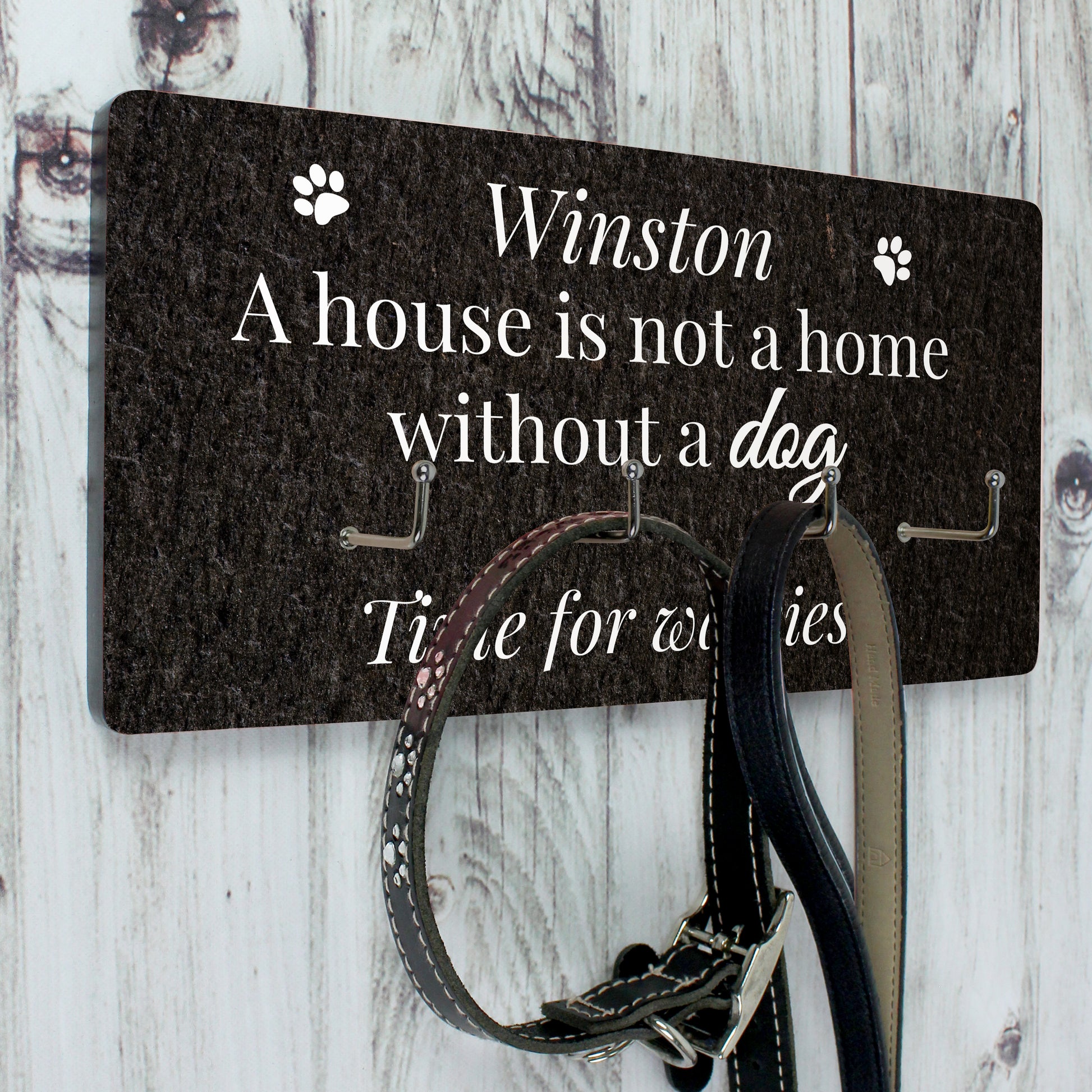 Personalised Dog Lead Hooks from Heartfelt Gifts