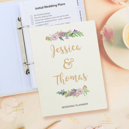 Personalised Floral Wedding Planner from Heartfelt Gifts