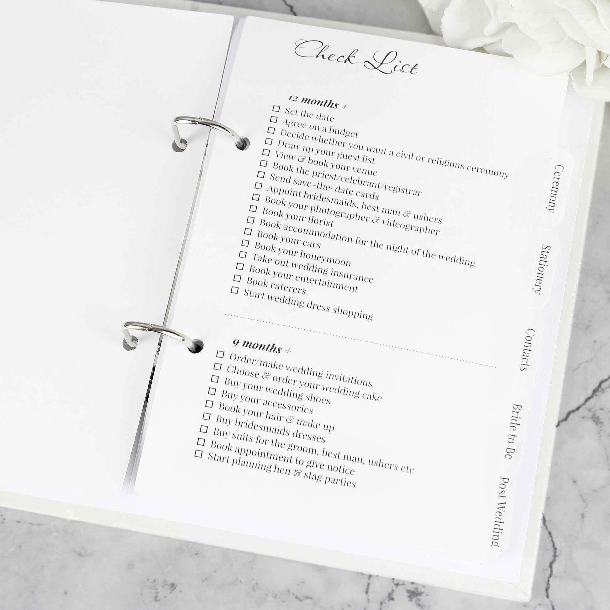 Personalised Floral Wedding Planner - image 15