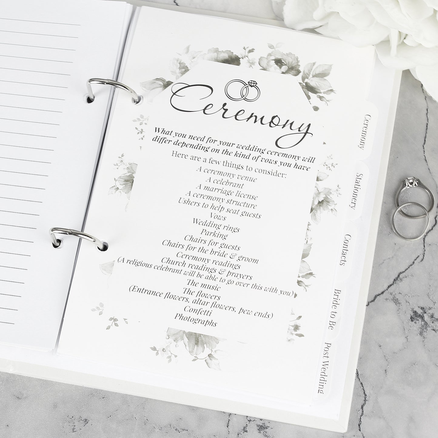 Personalised Floral Wedding Planner - image 8